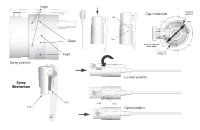 Sani-Pen interior mechanical drawings